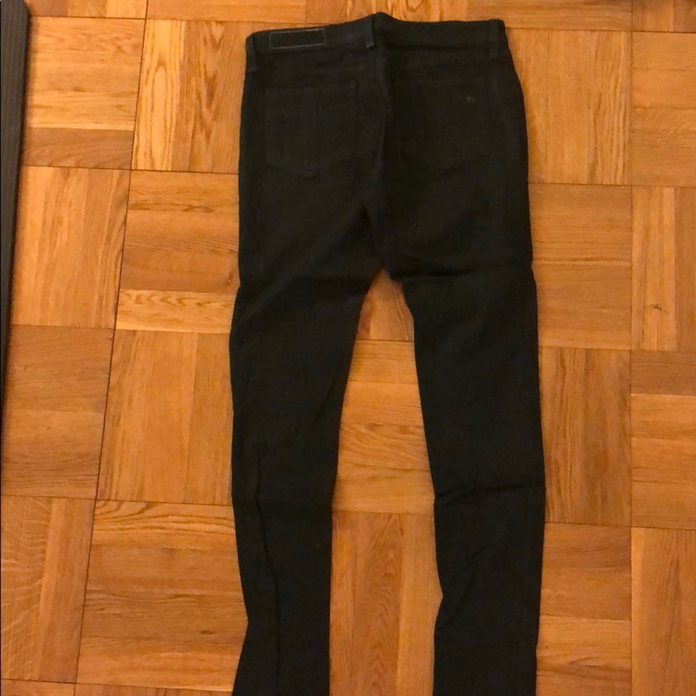 Rag & Bone forest green leggings jeans